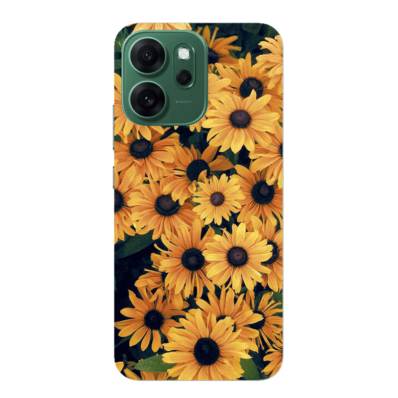 Oppo 14 F Daisy Transparent Silicone TPU Θήκη